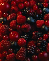 Raspberry, Rubus idaeus.